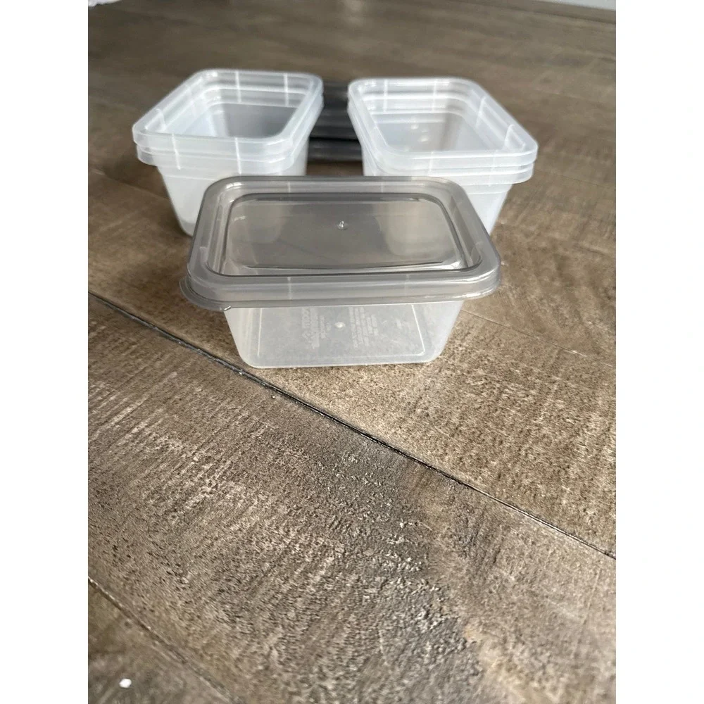 Home Essentials 1 Cup Plastic container with lids set of 5